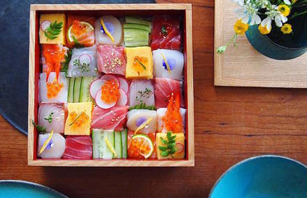 Mosaic Sushi Trend Turns Lunches Into Visual Works
