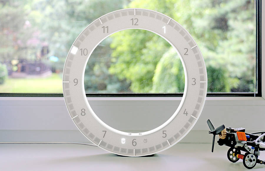 Clever Minimalist Circle Clock