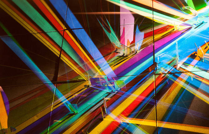 Stunning Paintings Made with Refracting Light