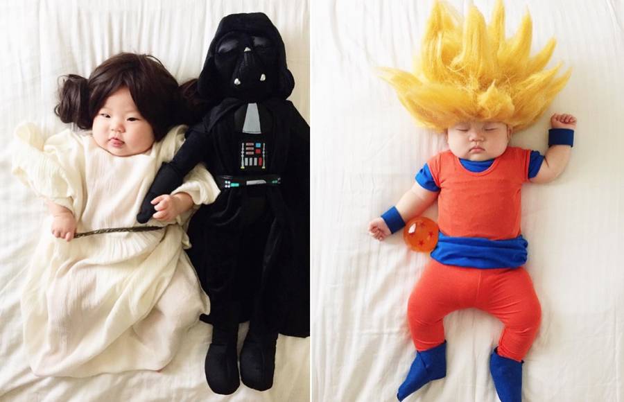 Funny Pictures of a Baby Disguised as Pop Culture Characters