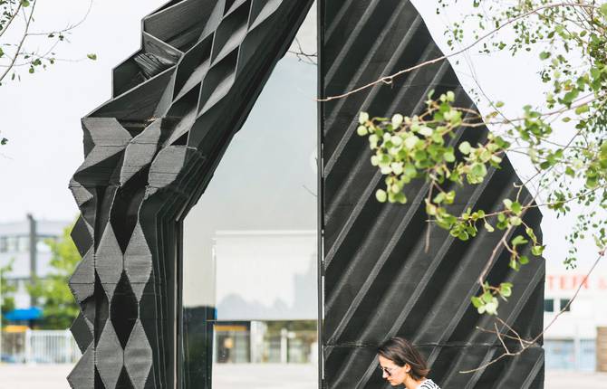 3D-Printed Urban Cabin by DUS Architects