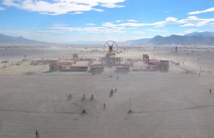 Burning Man 2016 From the Air