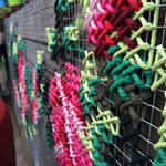 Cross Stitch Flower Mural Installations-2