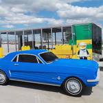 Life-Size LEGO Replica Ford Mustang-1