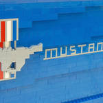 Life-Size LEGO Replica Ford Mustang-3