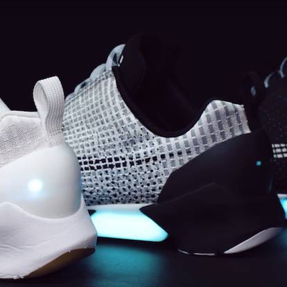 hyperadapt self lacing shoes