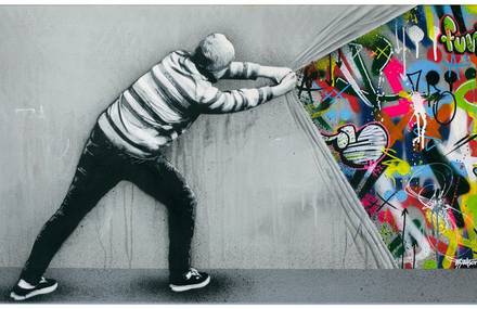 Stencil & Graffiti Murals by Martin Whatson