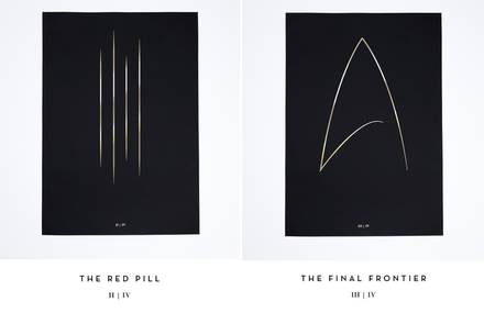 “The Thin Gold Line” Cinematic Poster Collection