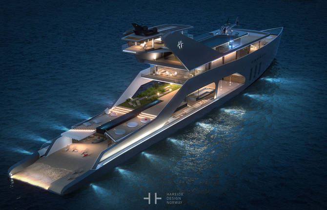 Stunning Mega Yacht Concept
