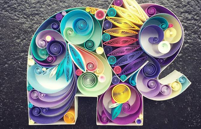 Colorful Paper Art by Sena Runa