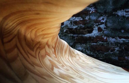 Amazing Wooden Waves Sculptures