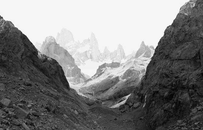 Artificial Black and White Landscapes