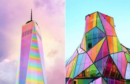 Bewitching Pictures of Colorized Buildings