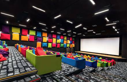 Colorful and Original Movie Theater in Slovakia