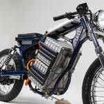 Customized Motorcycle with a Nissan Leaf Engine-4