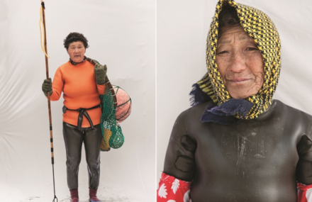 Fabulous Last Korean Diving Grandmothers by Hyung S. Kim