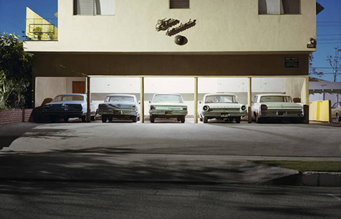 Photographs of Cars and Homes in California