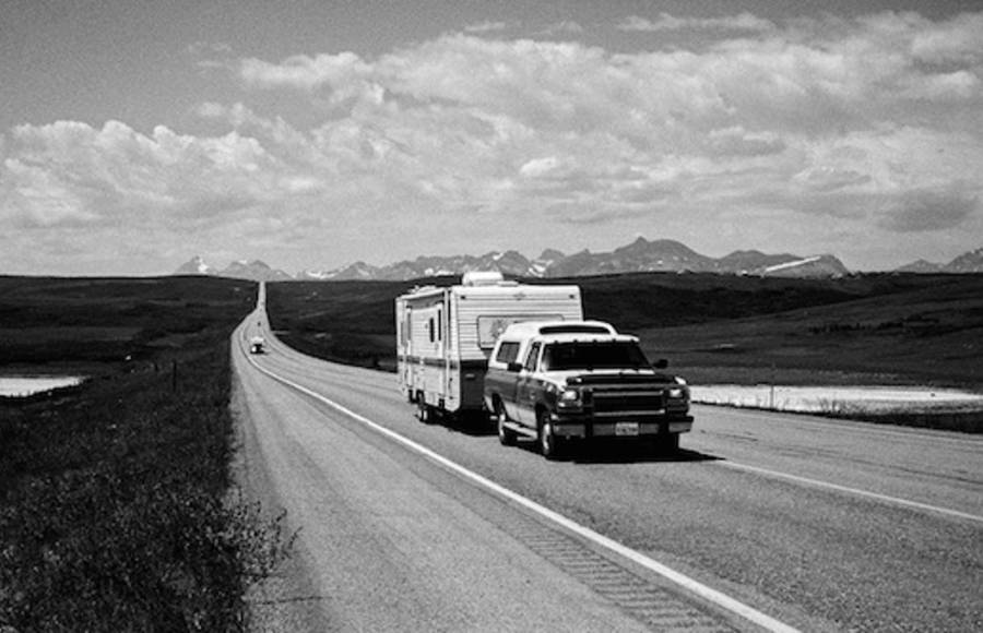 Road Trip in Black and White Across the United States