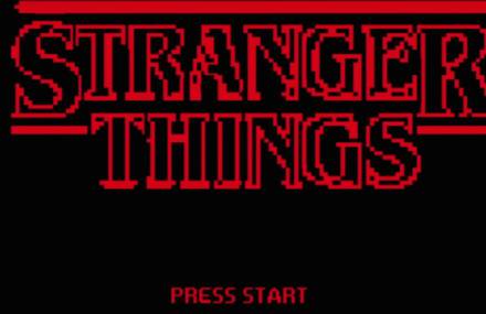 Tribute to Stranger Things in 8-Bit