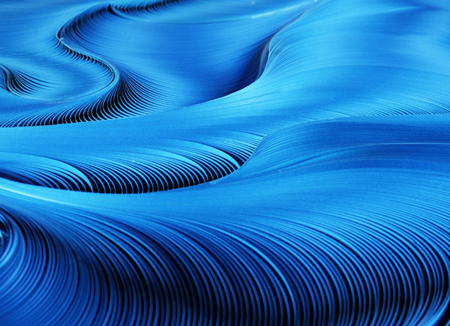 Superb Paper Installations Similar to Waves-5