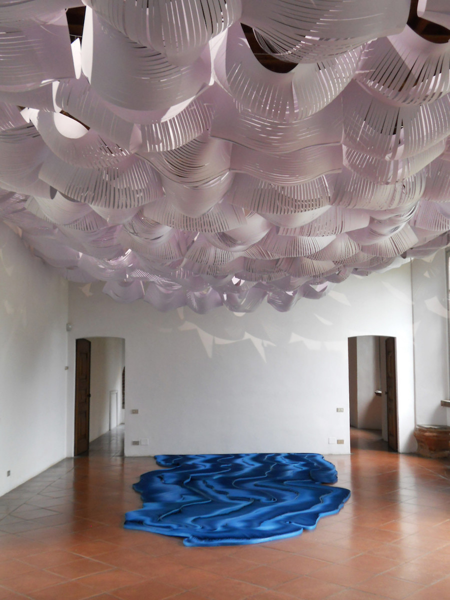 Superb Paper Installations Similar to Waves-6
