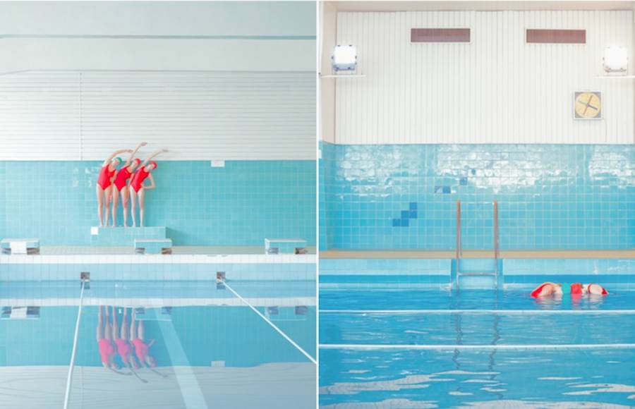 Swimming Trinity Series by Maria Svarbova