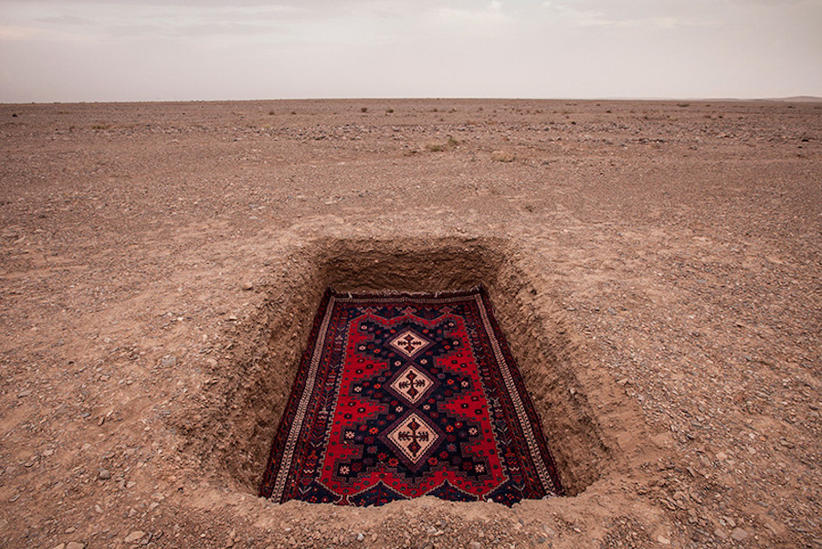 Unexpected Photographs with Persian Carpets-4