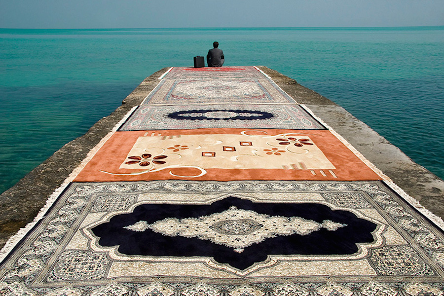 Unexpected Photographs with Persian Carpets-6