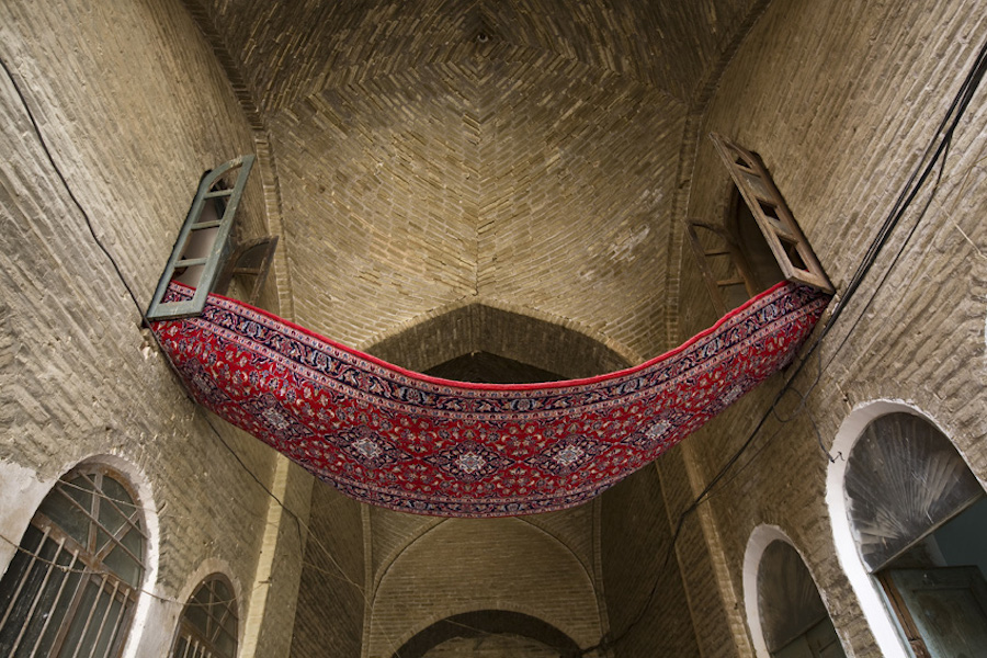 Unexpected Photographs with Persian Carpets-9