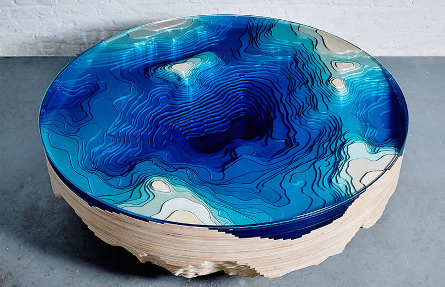 Abyss Horizon Table by Duffy London