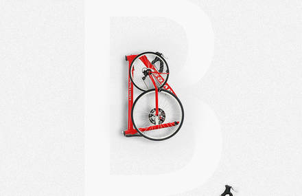 Alphabet Letters Created with Objects