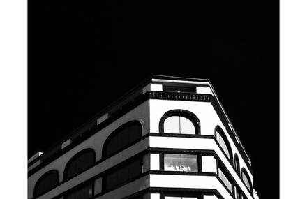 Vibrant Black and White Architecture Photography