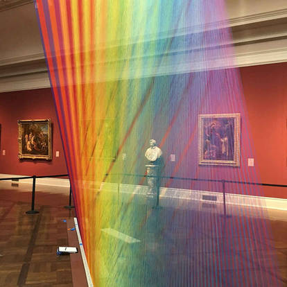 New Rainbow Installation by Gabriel Dawe