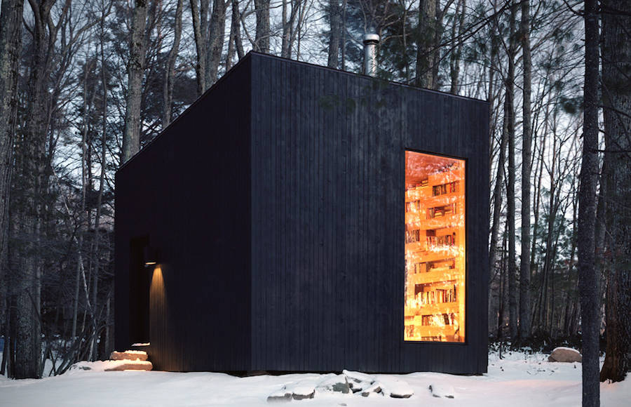 Minimalist Norwegian Wooden Cabin in New York