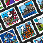 Nice Collection of Stamps From All Around the World-20