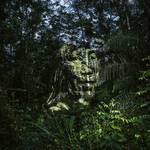 Stunning Video Projections of Indians in the Amazonian Forest-3