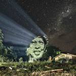 Stunning Video Projections of Indians in the Amazonian Forest-9