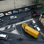 Surrealist Scenes with LEGO Vehicles in the Streets-4