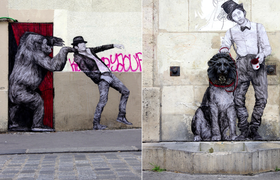 Playful Street-Art Creations in Paris