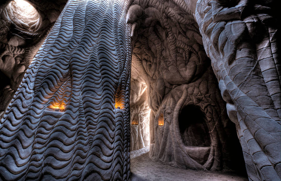 Stunning Sculpted Cave by Ra Paulette