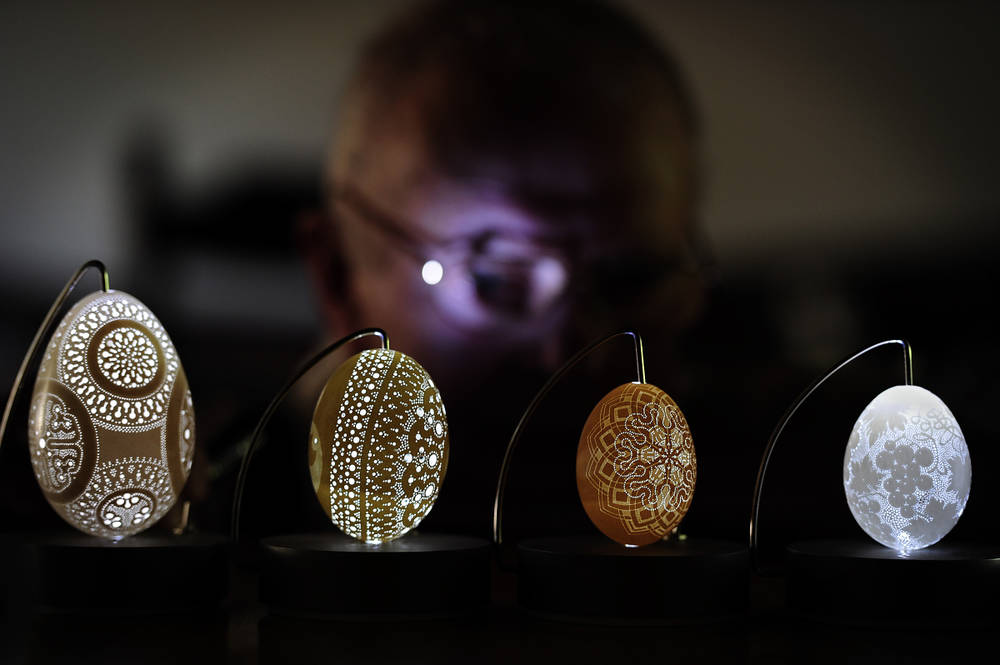 Incredible Carved Egg Sculptures Media