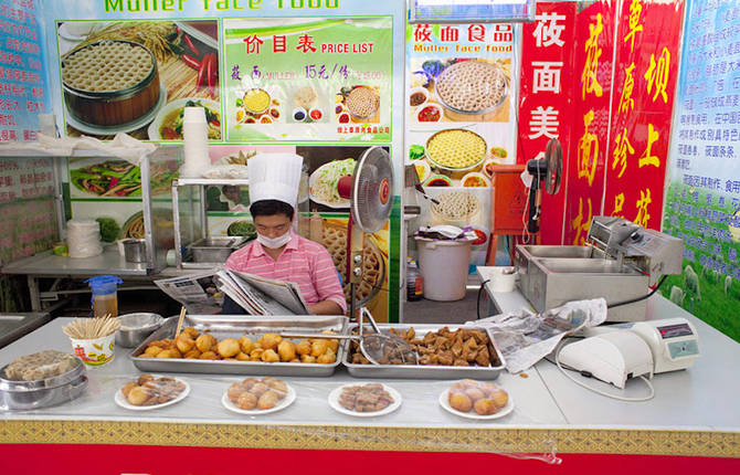 Beijing Olympic Stadium Turned into Fast Food Stands