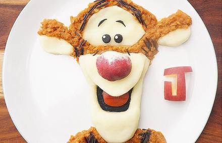 Creative Meals Prepared as Famous Cartoons Characters