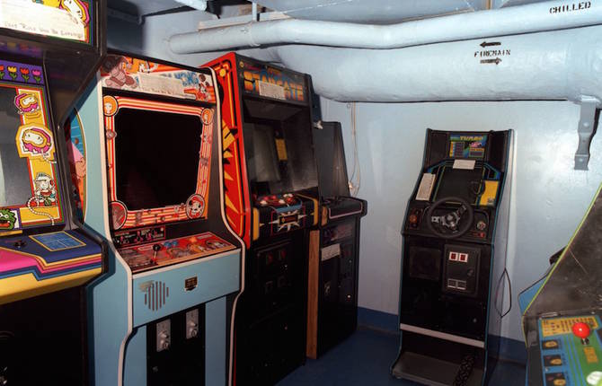 Vintage Arcade Rooms Photographs