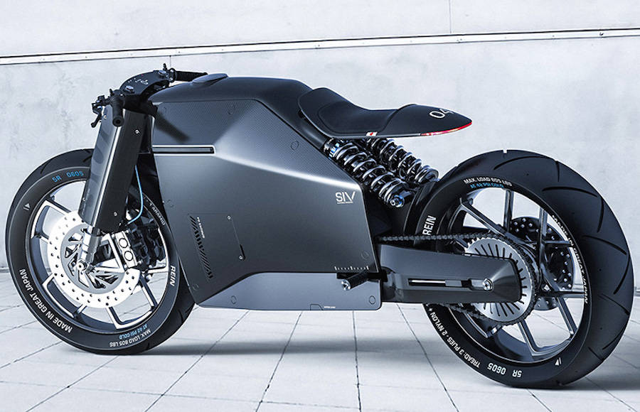 Samouraï Inspired Futuristic Motorbike