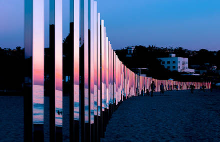 Majestic Installation Made of 250 Mirrors in California