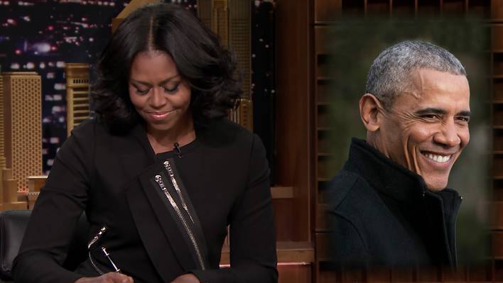 Michelle Obama Writing Funny Thank You Notes to Barack