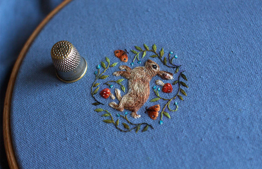 New Tiny Embroideries by Chloe Giordano
