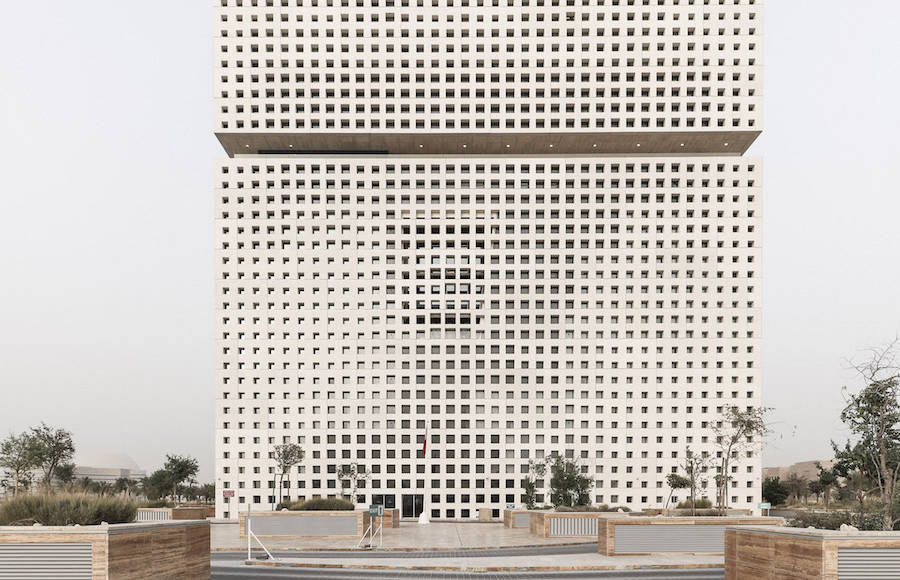 New Minimalist Qatar Foundation Headquarter by OMA