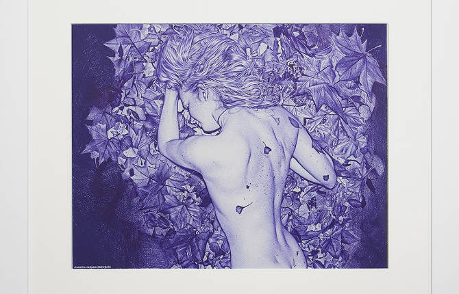 Stunning NSFW Photorealistic Ballpoint Pen Drawings